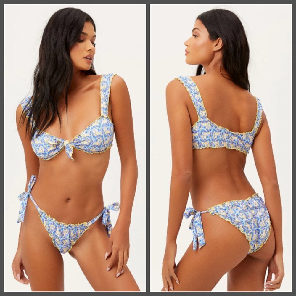 💕FRANKIE'S💕 Colby Bikini Set Monarch Butterflies Medium M NWT